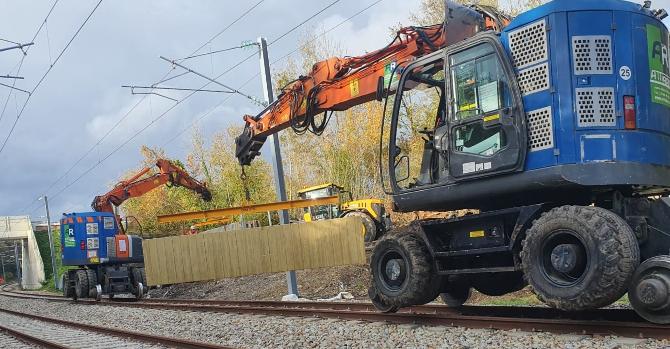 Engins ATTIRAIL en intervention sur voie ferrée